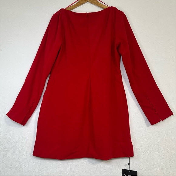 ASTR The Label Calanthe  Long Sleeve Minidress Cocktail In Red - Picture 3 of 16
